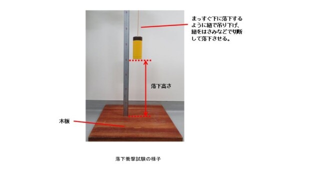 まほうびんの試験　―2―　耐衝撃性